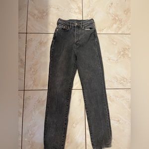 Dark Grey Divided Mom Jeans